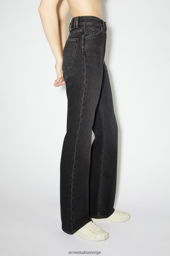Acne Studios jeans med normal passform - 1977 N2PP4F234 klær svart