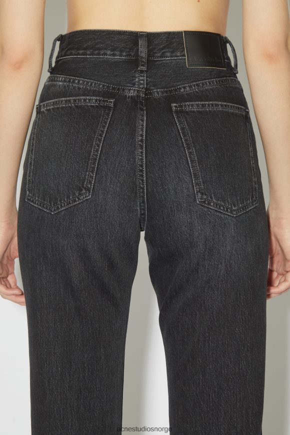 Acne Studios jeans med normal passform - 1977 N2PP4F234 klær svart