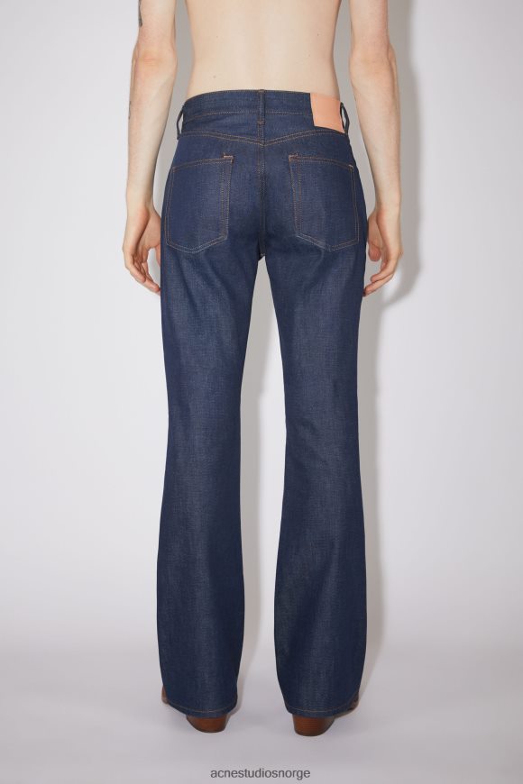 Acne Studios jeans med normal passform - 1992 N2PP4F1148 klær indigo blå