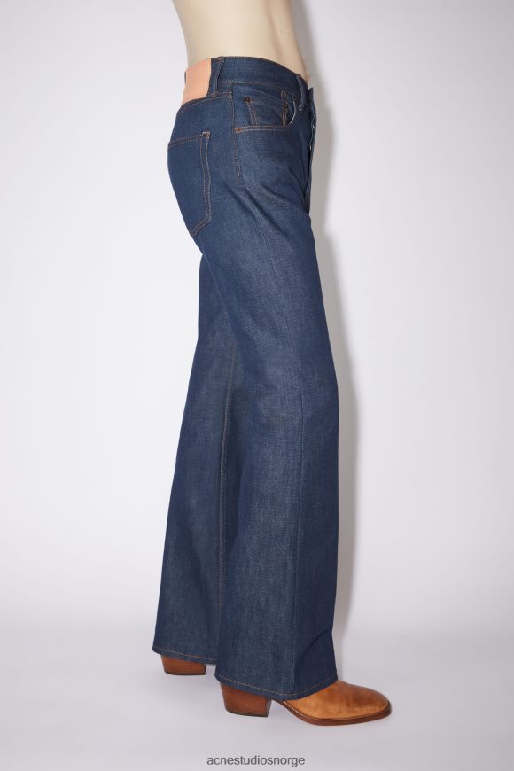 Acne Studios jeans med normal passform - 1992 N2PP4F1148 klær indigo blå