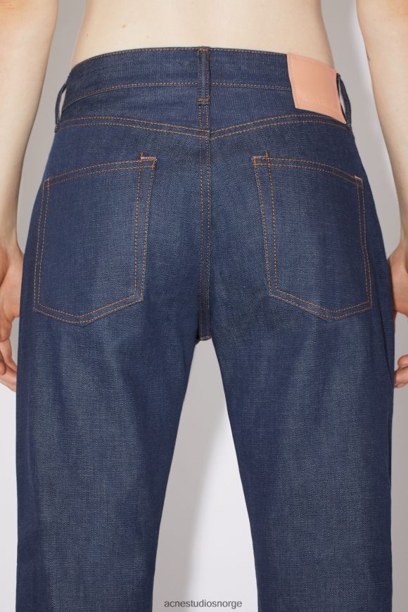 Acne Studios jeans med normal passform - 1992 N2PP4F1148 klær indigo blå