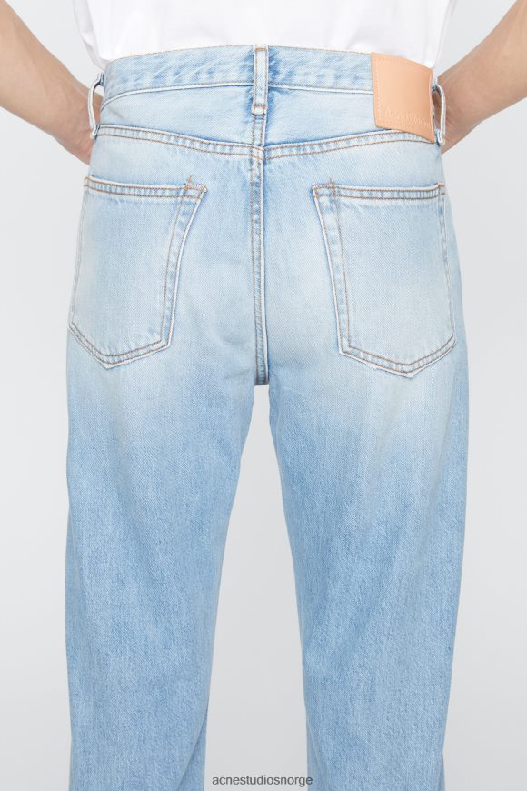 Acne Studios jeans med normal passform -1996 N2PP4F1143 klær lyse blå