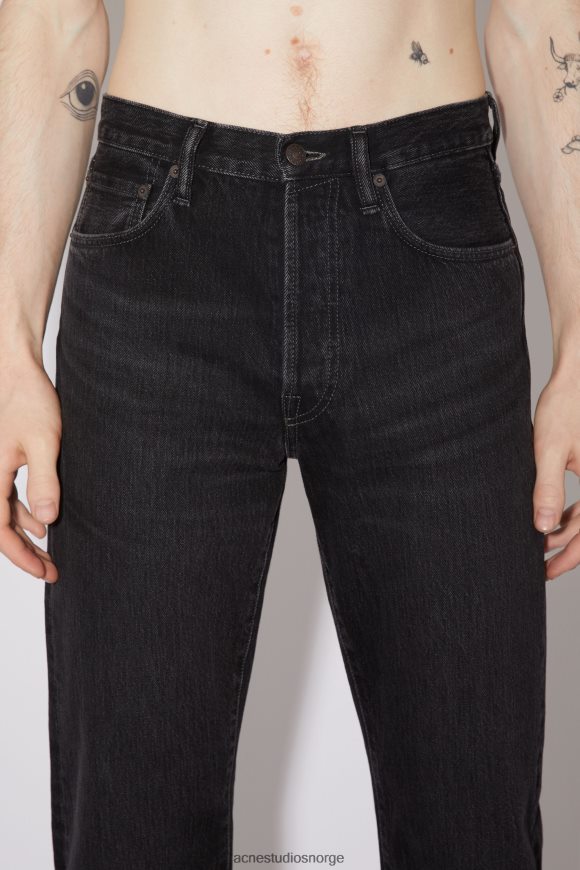 Acne Studios jeans med normal passform -1996 N2PP4F1146 klær svart