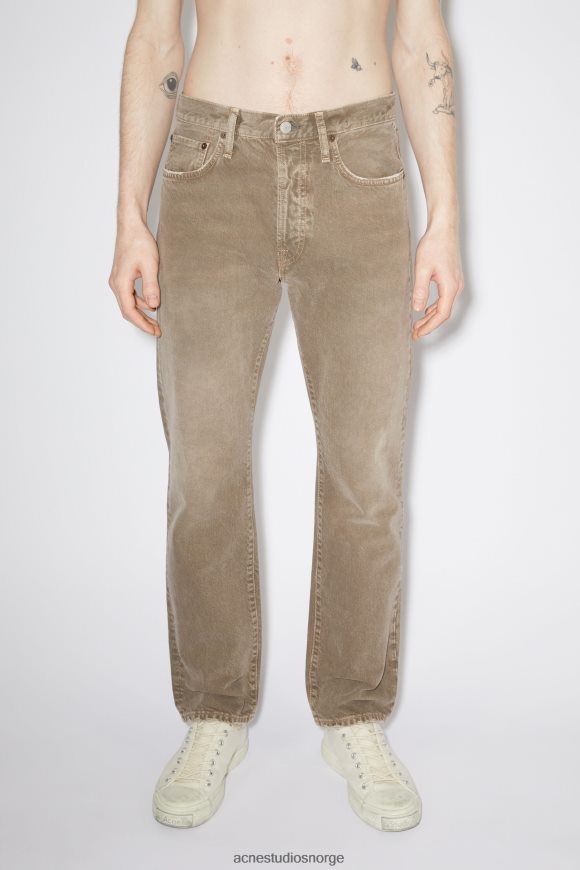 Acne Studios jeans med normal passform -1996 N2PP4F1147 klær beige