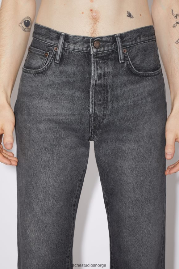 Acne Studios jeans med normal passform -1996 N2PP4F1166 klær svart