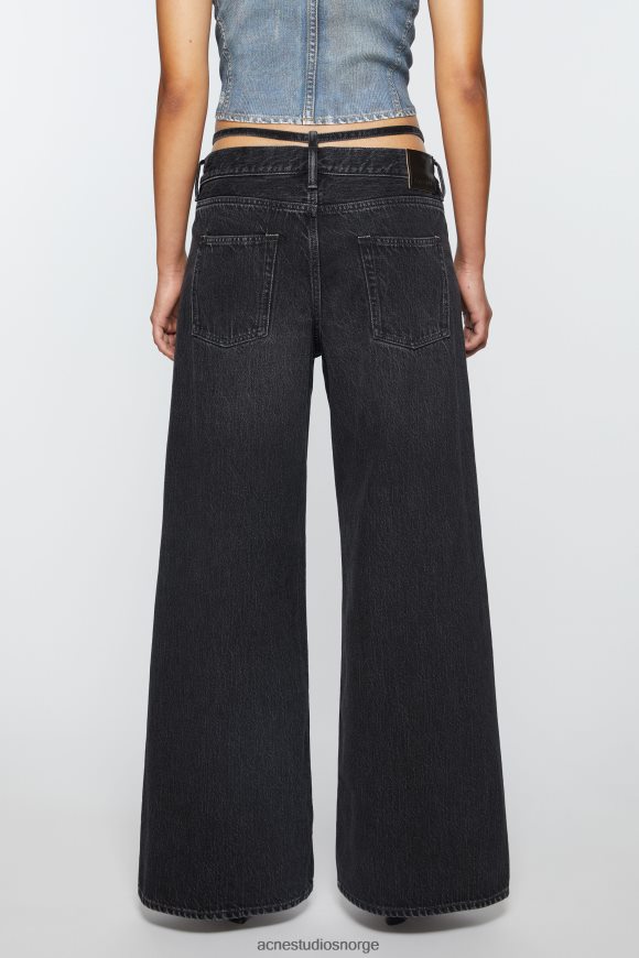Acne Studios jeans med normal passform - 2004 N2PP4F218 klær svart