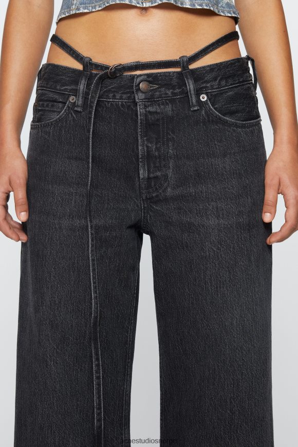 Acne Studios jeans med normal passform - 2004 N2PP4F218 klær svart