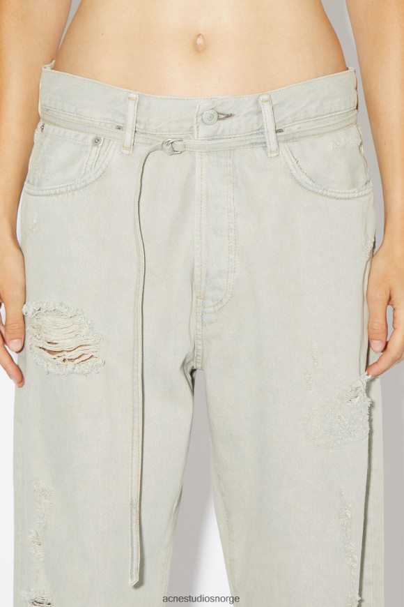 Acne Studios loose fit jeans -1991 toj unisex N2PP4F398 klær grå/beige