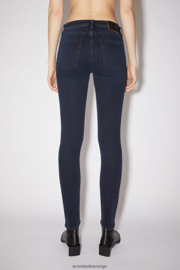 Acne Studios skinny fit jeans - klatre N2PP4F245 klær blå svart