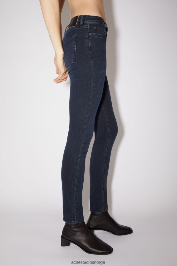 Acne Studios skinny fit jeans - klatre N2PP4F245 klær blå svart