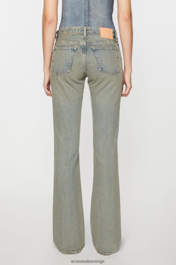 Acne Studios slim fit jeans - 2005 N2PP4F222 klær blå/beige