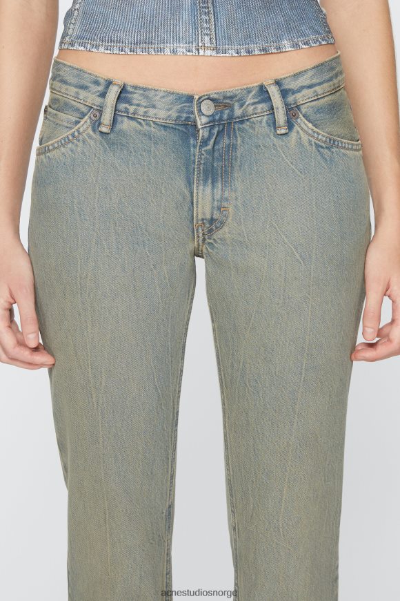 Acne Studios slim fit jeans - 2005 N2PP4F222 klær blå/beige