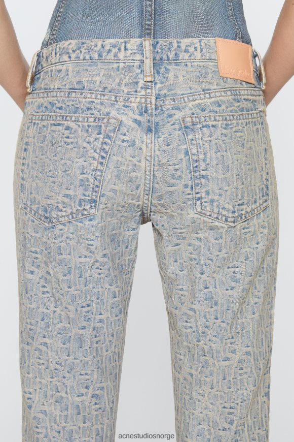 Acne Studios slim fit jeans - 2005 N2PP4F226 klær blå/beige