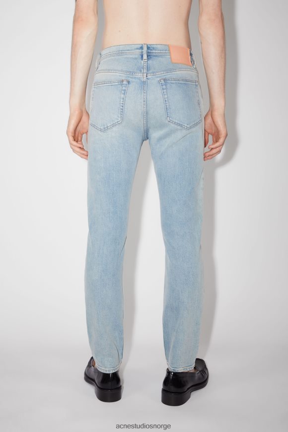 Acne Studios slim fit jeans - river N2PP4F1145 klær lyse blå