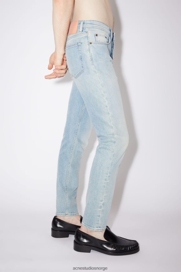 Acne Studios slim fit jeans - river N2PP4F1145 klær lyse blå