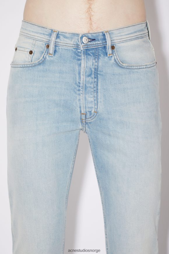 Acne Studios slim fit jeans - river N2PP4F1145 klær lyse blå