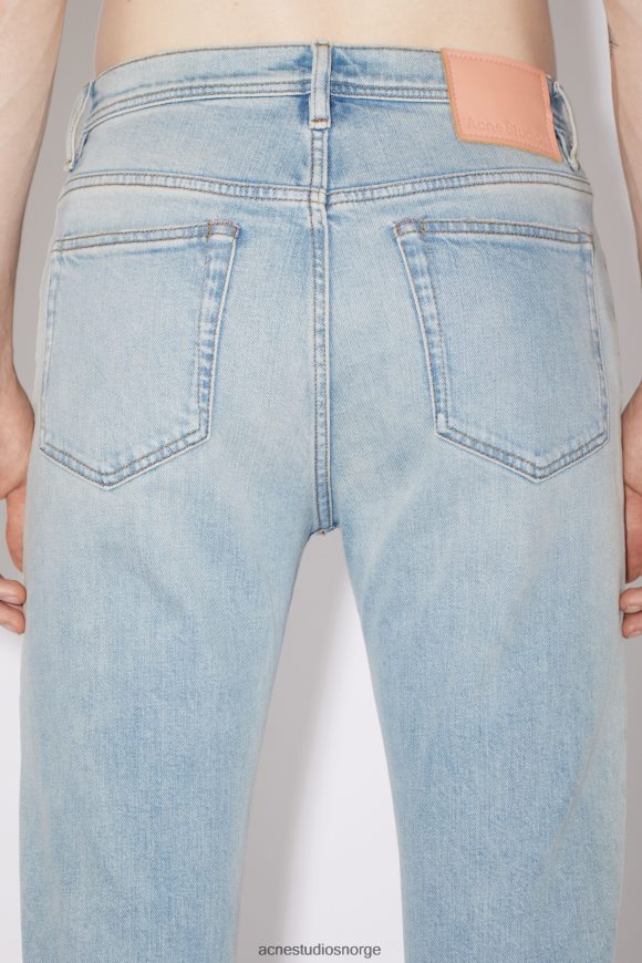 Acne Studios slim fit jeans - river N2PP4F1145 klær lyse blå