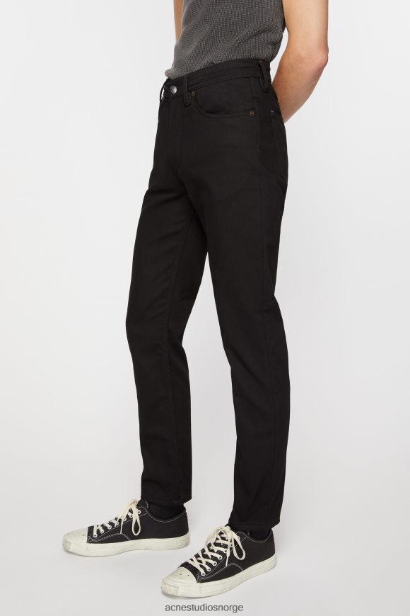 Acne Studios slim fit jeans - river N2PP4F1162 klær forbli svart