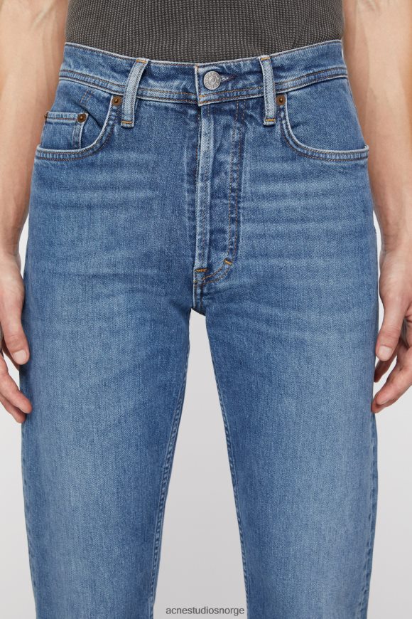 Acne Studios slim fit jeans - river N2PP4F1163 klær mellomblå