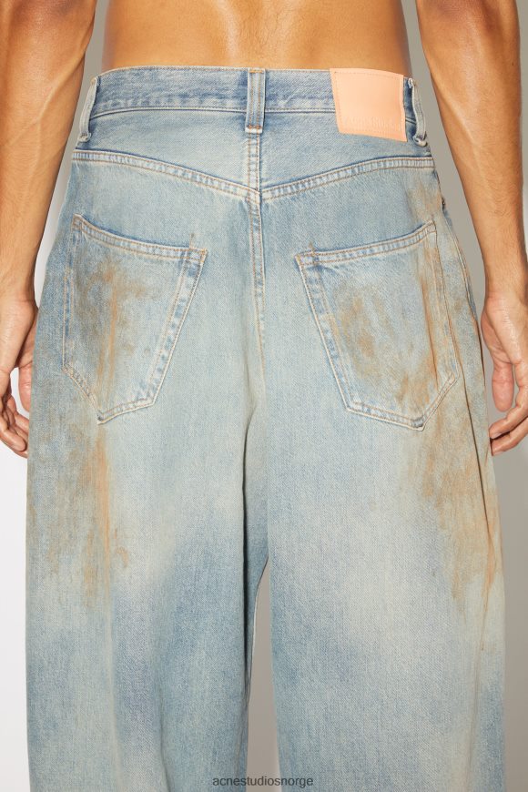 Acne Studios super baggy fit jeans - 2023 unisex N2PP4F1205 klær mellomblå
