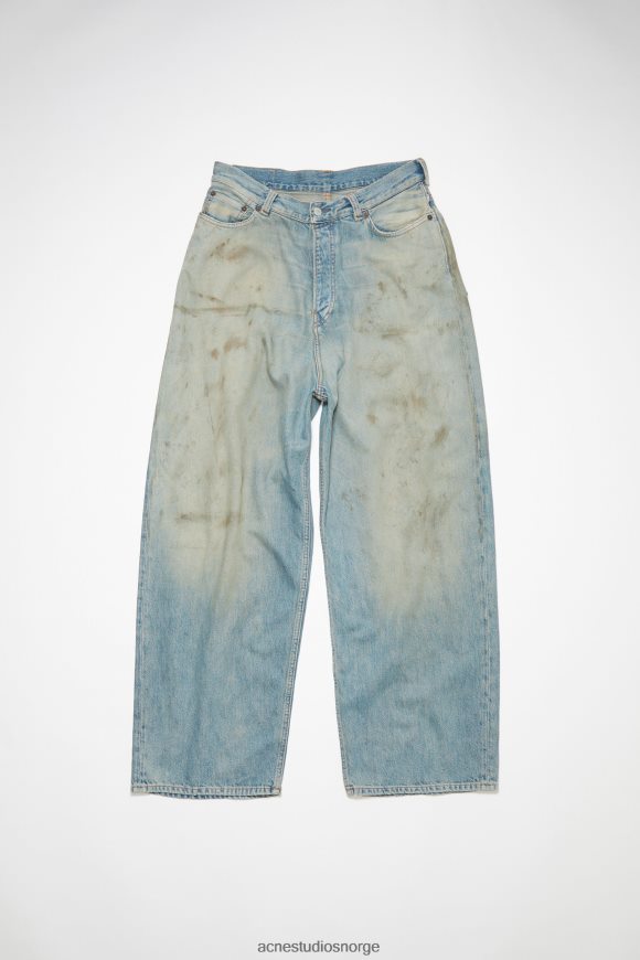 Acne Studios super baggy fit jeans - 2023 unisex N2PP4F1205 klær mellomblå