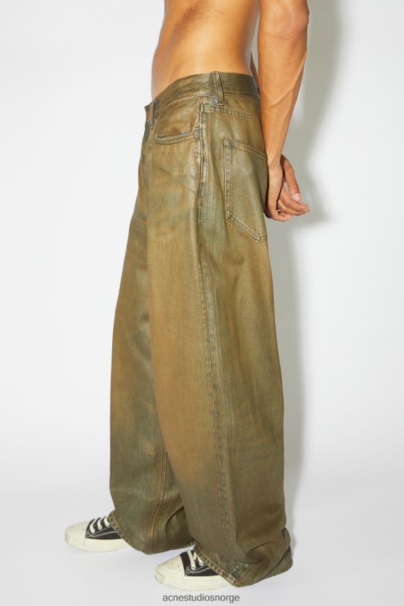 Acne Studios super baggy fit jeans - 2023 unisex N2PP4F1206 klær mellomblå