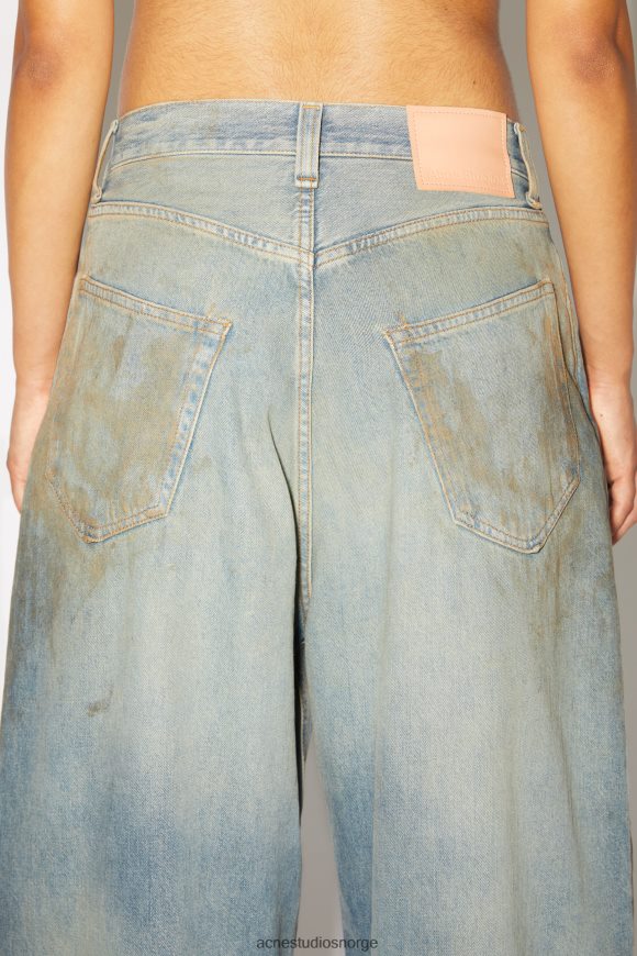 Acne Studios super baggy fit jeans - 2023 unisex N2PP4F437 klær mellomblå