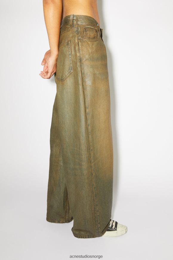 Acne Studios super baggy fit jeans - 2023 unisex N2PP4F438 klær mellomblå