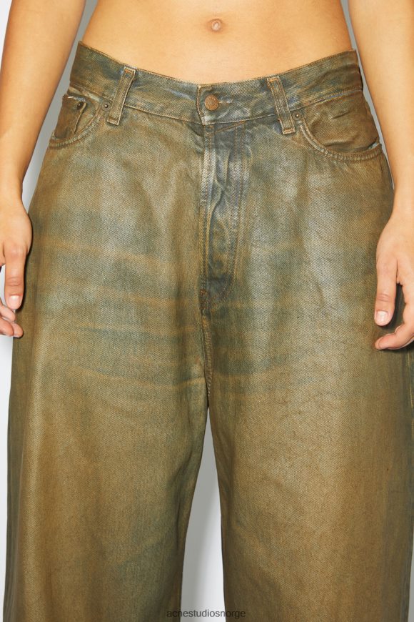 Acne Studios super baggy fit jeans - 2023 unisex N2PP4F438 klær mellomblå