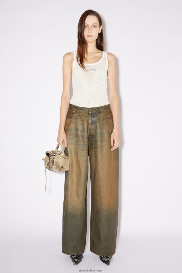 Acne Studios super baggy fit jeans - 2023 unisex N2PP4F438 klær mellomblå