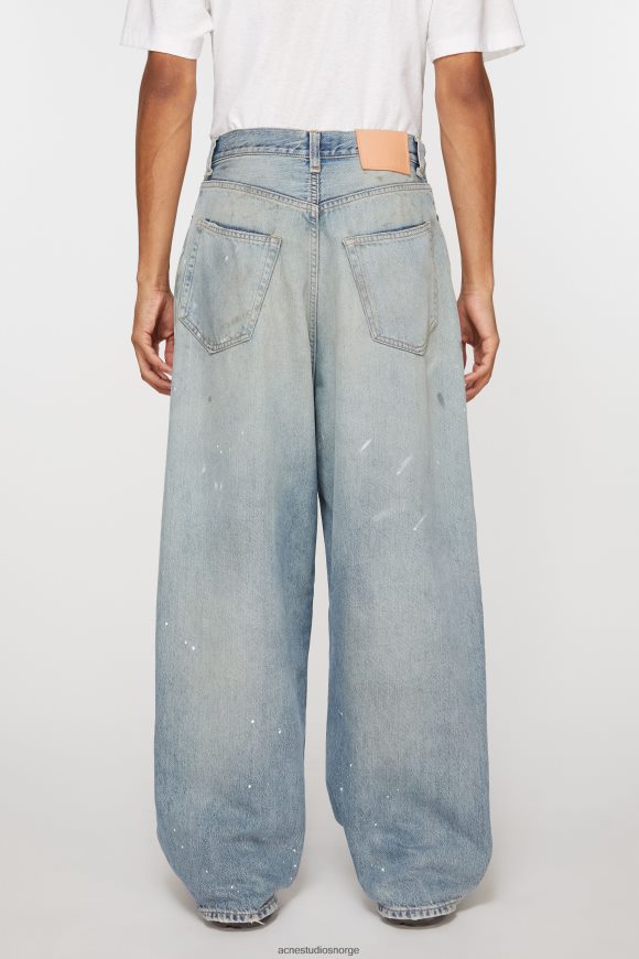 Acne Studios super baggy fit jeans - 2023m N2PP4F1105 klær lyse blå