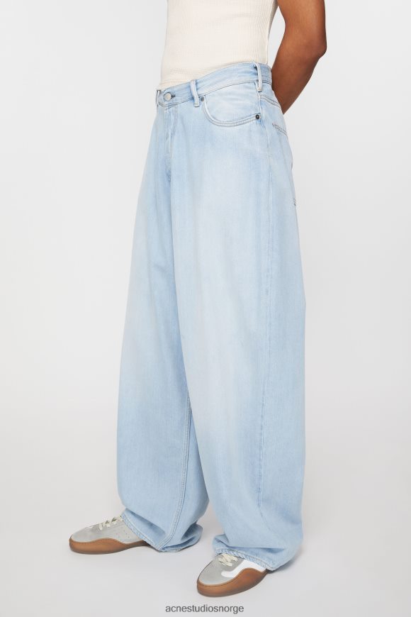 Acne Studios super baggy fit jeans - 2023m N2PP4F1116 klær lyse blå