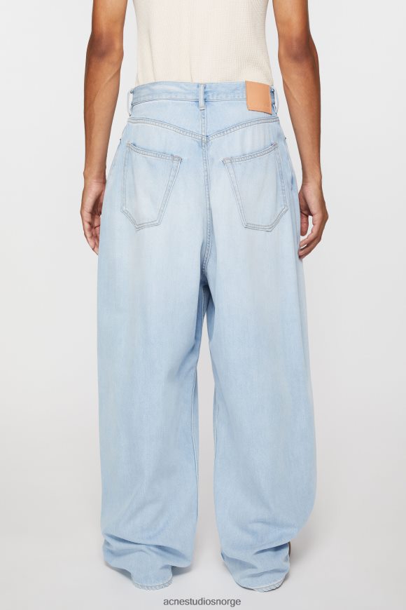 Acne Studios super baggy fit jeans - 2023m N2PP4F1116 klær lyse blå