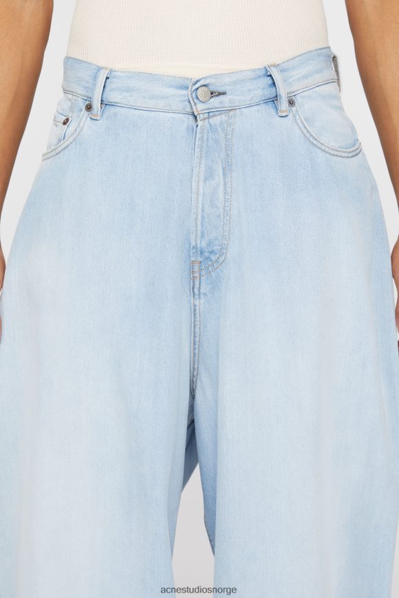 Acne Studios super baggy fit jeans - 2023m N2PP4F1116 klær lyse blå