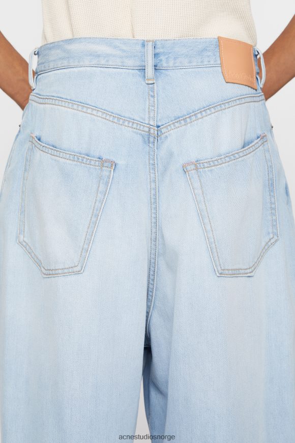 Acne Studios super baggy fit jeans - 2023m N2PP4F1116 klær lyse blå