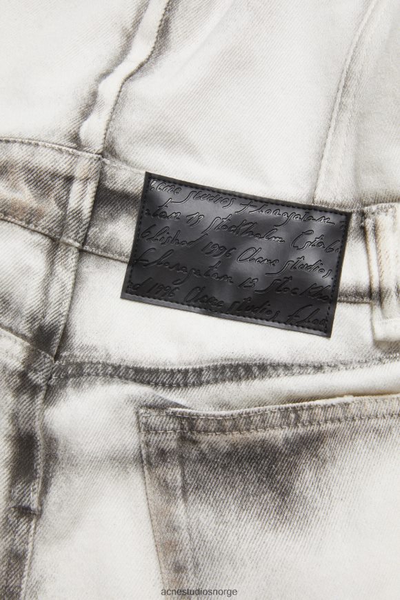 Acne Studios denim kjole N2PP4F255 klær hvit svart