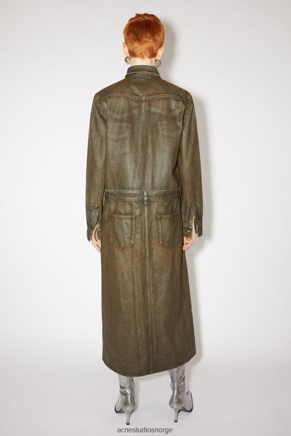 Acne Studios denim kjole N2PP4F284 klær blå/beige