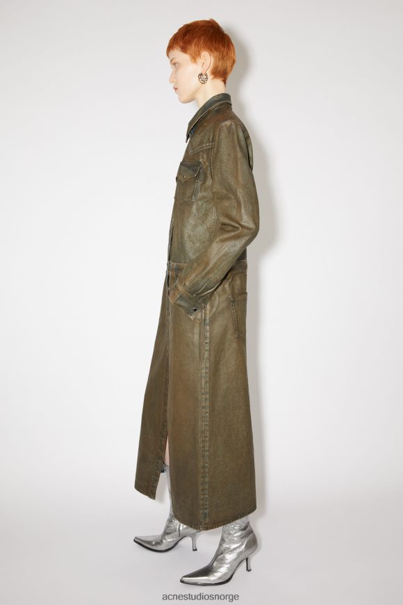 Acne Studios denim kjole N2PP4F284 klær blå/beige