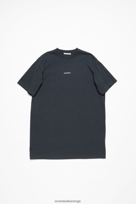 Acne Studios logo t-skjorte kjole N2PP4F267 klær svart