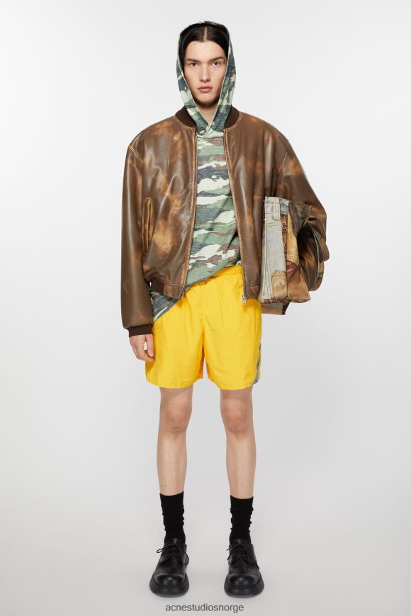 Acne Studios badeshorts N2PP4F1110 klær gul