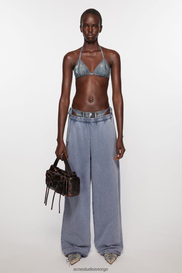 Acne Studios bikini sett N2PP4F365 klær denim blå