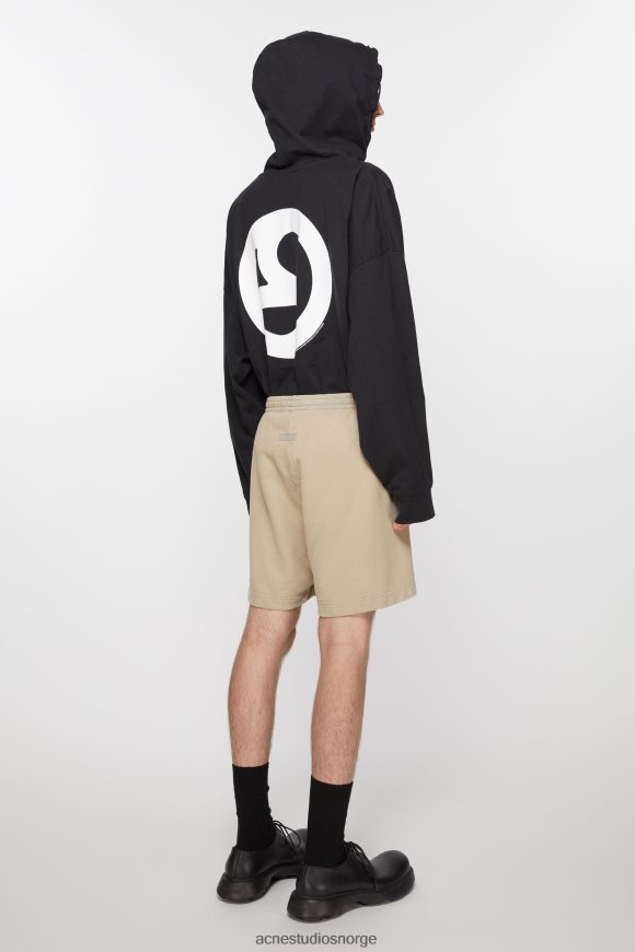 Acne Studios bomullsshorts N2PP4F1102 klær betong grå