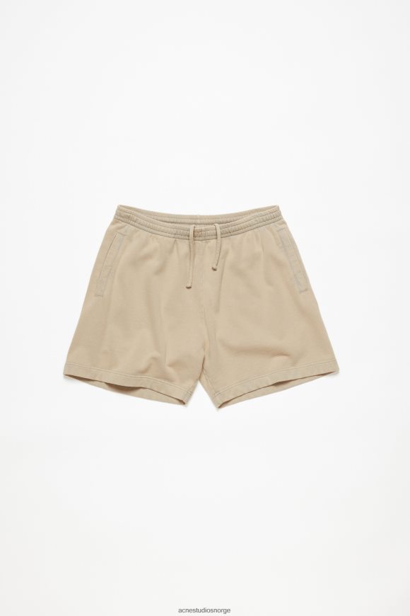 Acne Studios bomullsshorts N2PP4F1102 klær betong grå