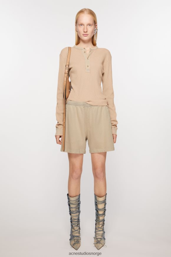 Acne Studios bomullsshorts N2PP4F366 klær betong grå