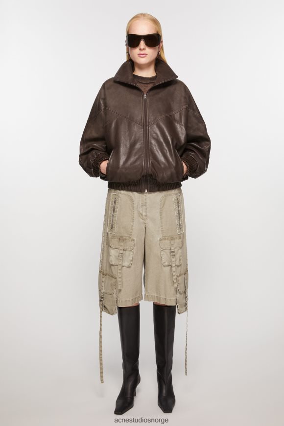 Acne Studios cargo shorts N2PP4F334 klær khaki beige