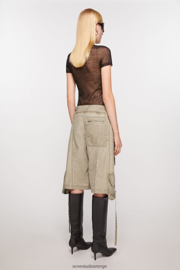Acne Studios cargo shorts N2PP4F334 klær khaki beige
