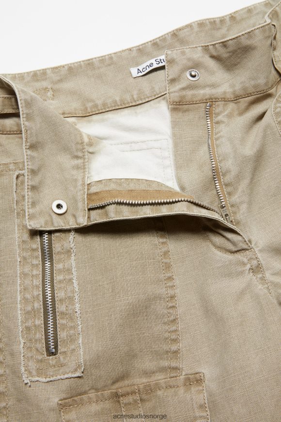 Acne Studios cargo shorts N2PP4F334 klær khaki beige