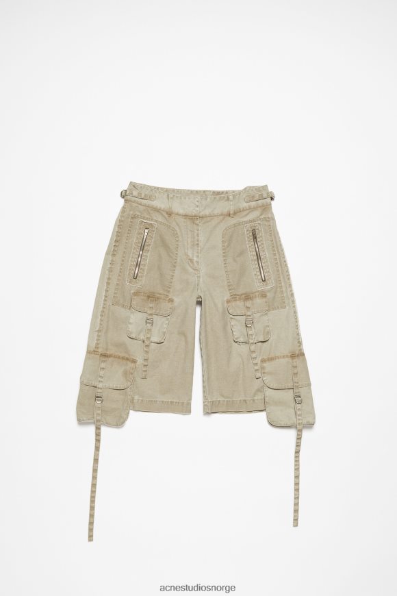 Acne Studios cargo shorts N2PP4F334 klær khaki beige