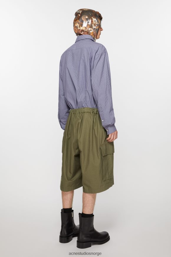Acne Studios ripstop shorts N2PP4F1069 klær olivengrønn