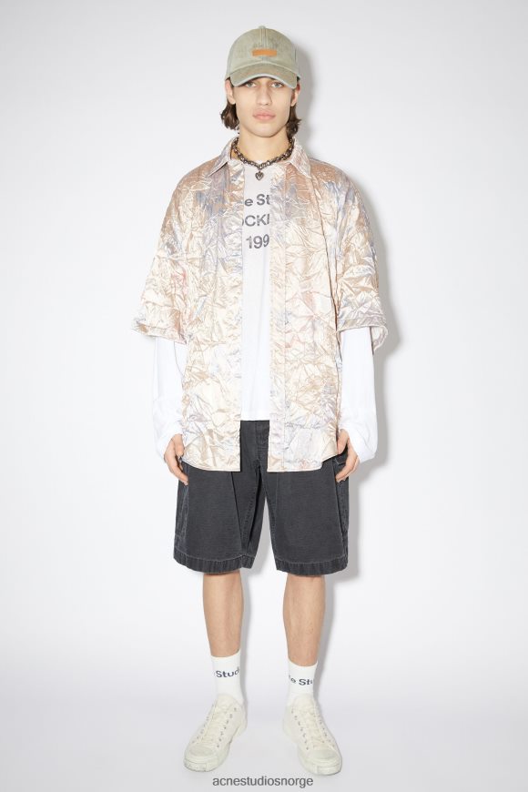 Acne Studios ripstop shorts N2PP4F1079 klær svart